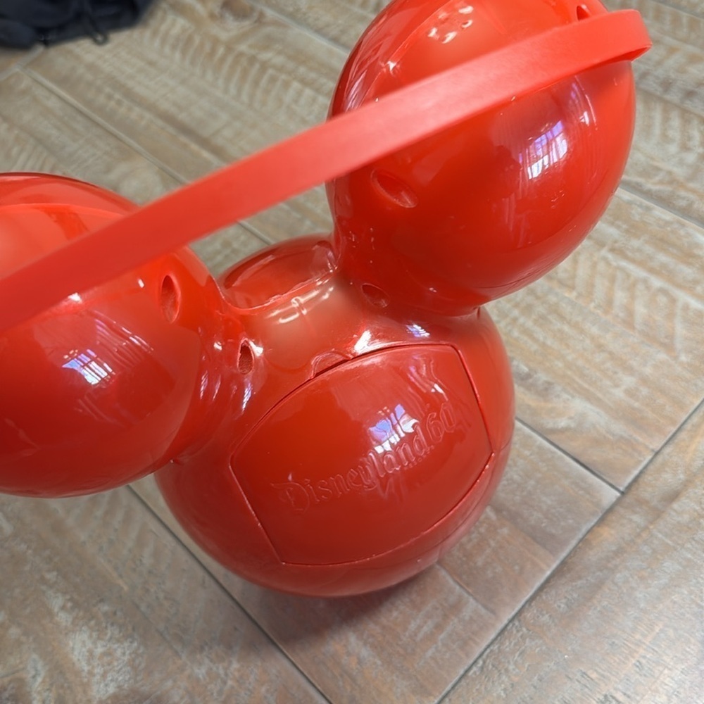 Disney parks 60th anniversary red Mickey Mouse balloon popcorn holder - Picture 7 of 10